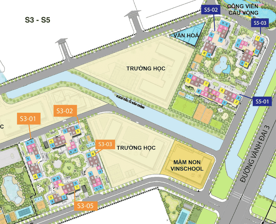 khu s3 s5 the rainbow