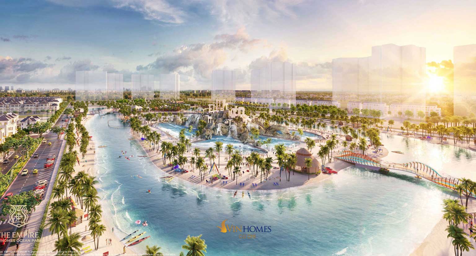 Vinhomes Củ Chi 9 Dự án Vinhomes Củ Chi sở hữu vị trí đắc địa ngay khu vực giữa hai huyện Củ Chi và Hóc Môn,