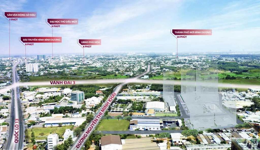 La Pura Thuận 6 Vị Trí Dự án La Pura Thuận An