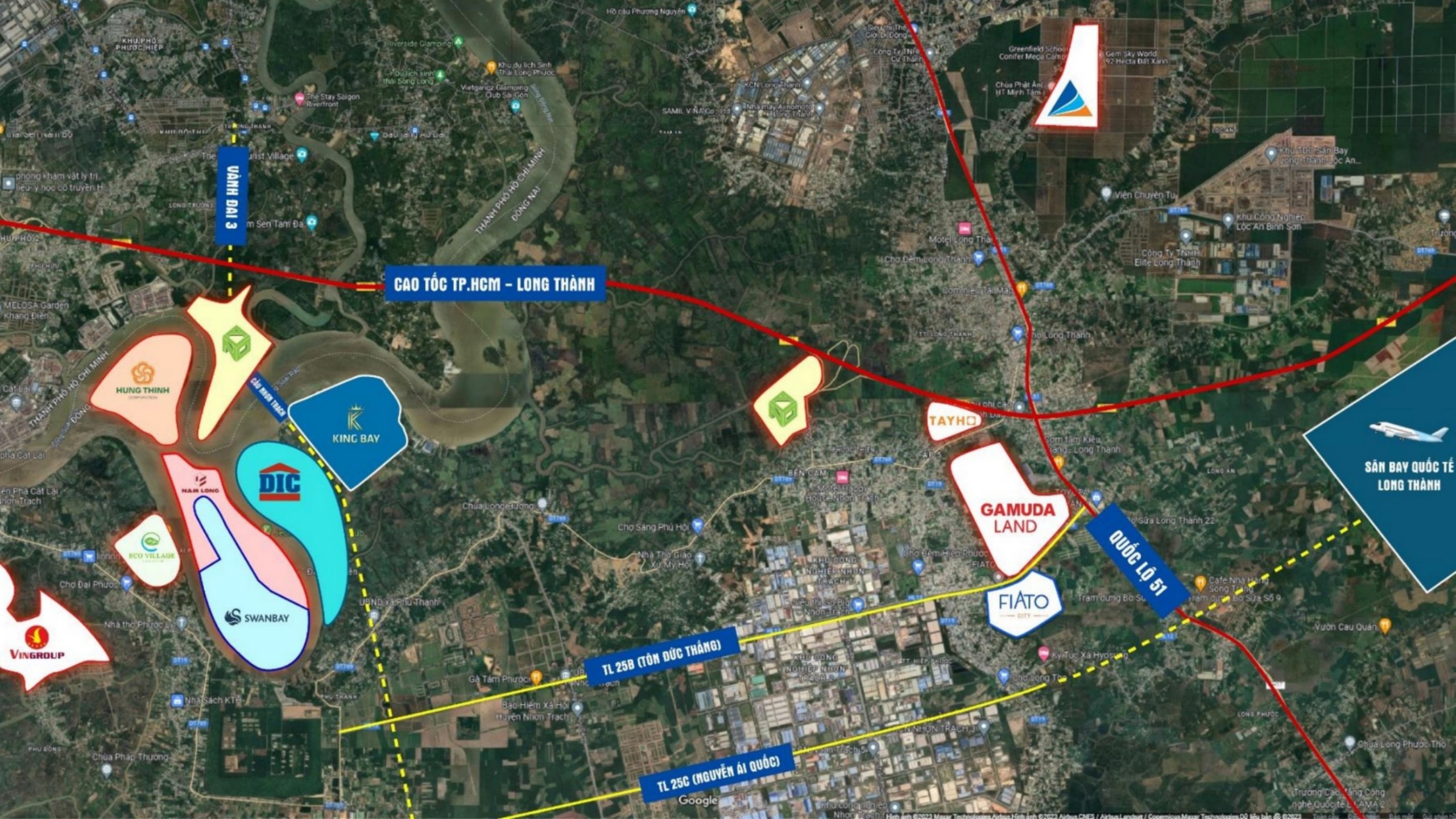 Vị trí Fiato AirPort City sở hữu địa thế vàng đắt địa ngay mặt tiền số 25B đường Tôn Đức Thắng,