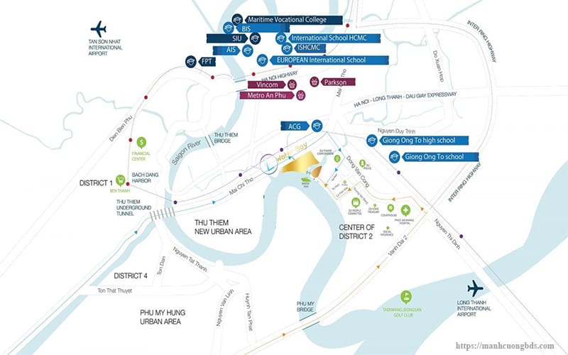 Dự án Water Bay 6 Vị trí Water Bay sở hữu tọa lạc vàng đắc địa ngay mặt tiền đường Mai Chí Thọ