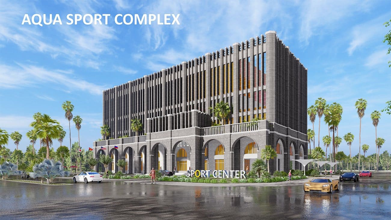 tien ich aqua sport complex du an aqua city