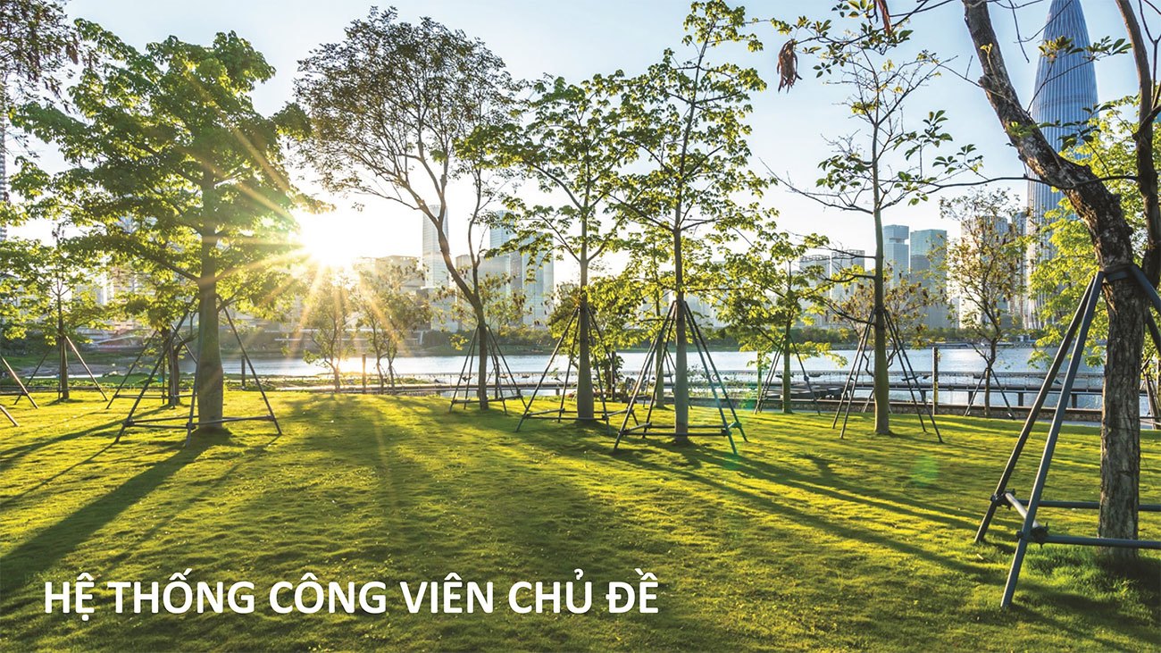 tien ich he thong cong vien chu de du an aqua city
