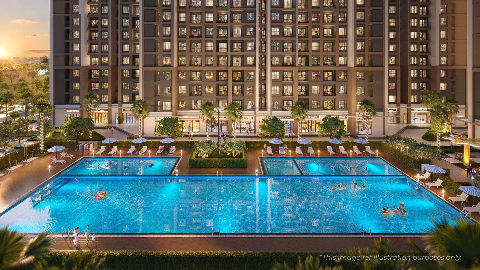 Bể bơi tại Imperia Cổ Loa – Ảnh minh họa