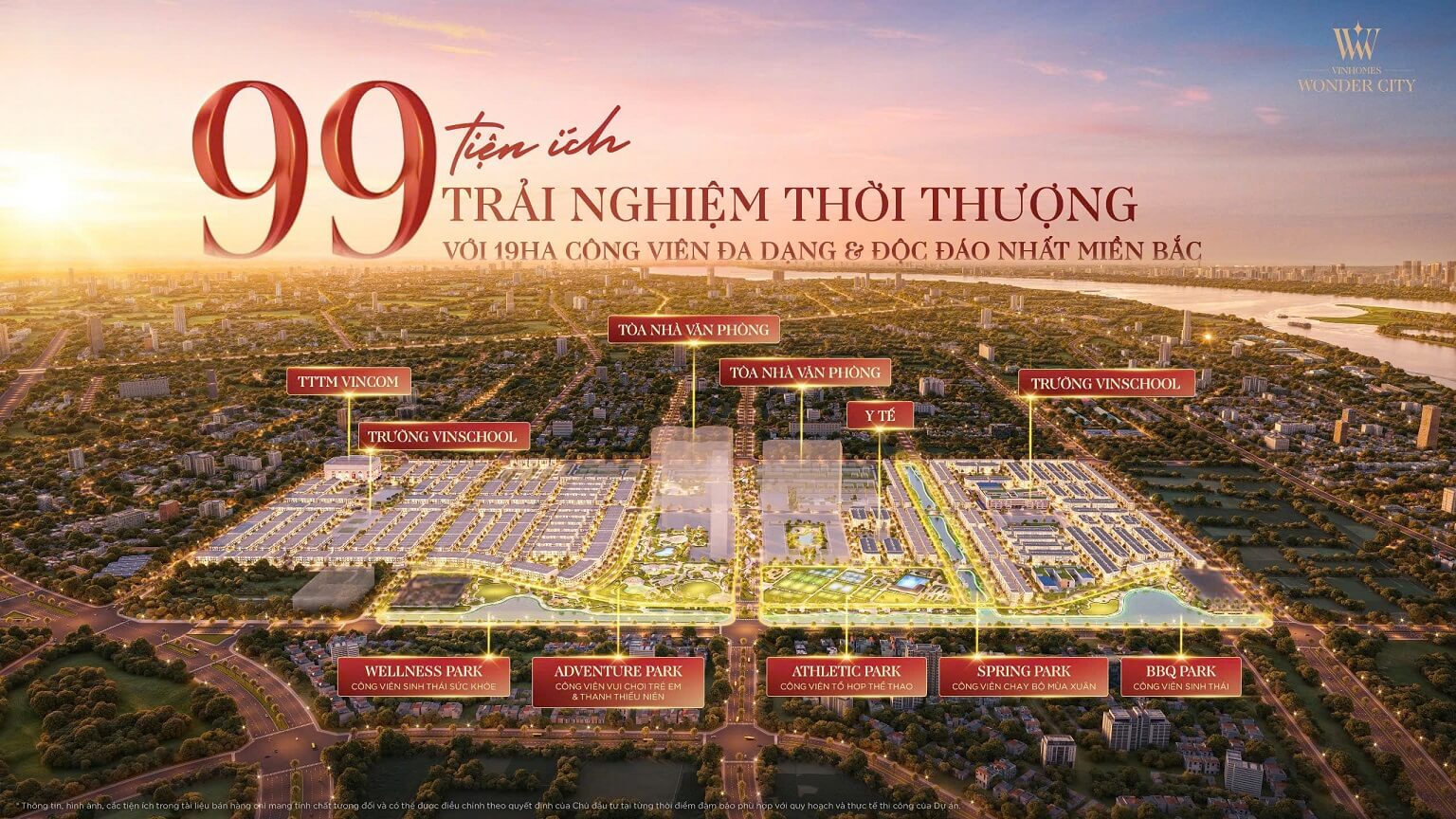 Tiện Ích Vinhomes Wonder City Đang Phượng
