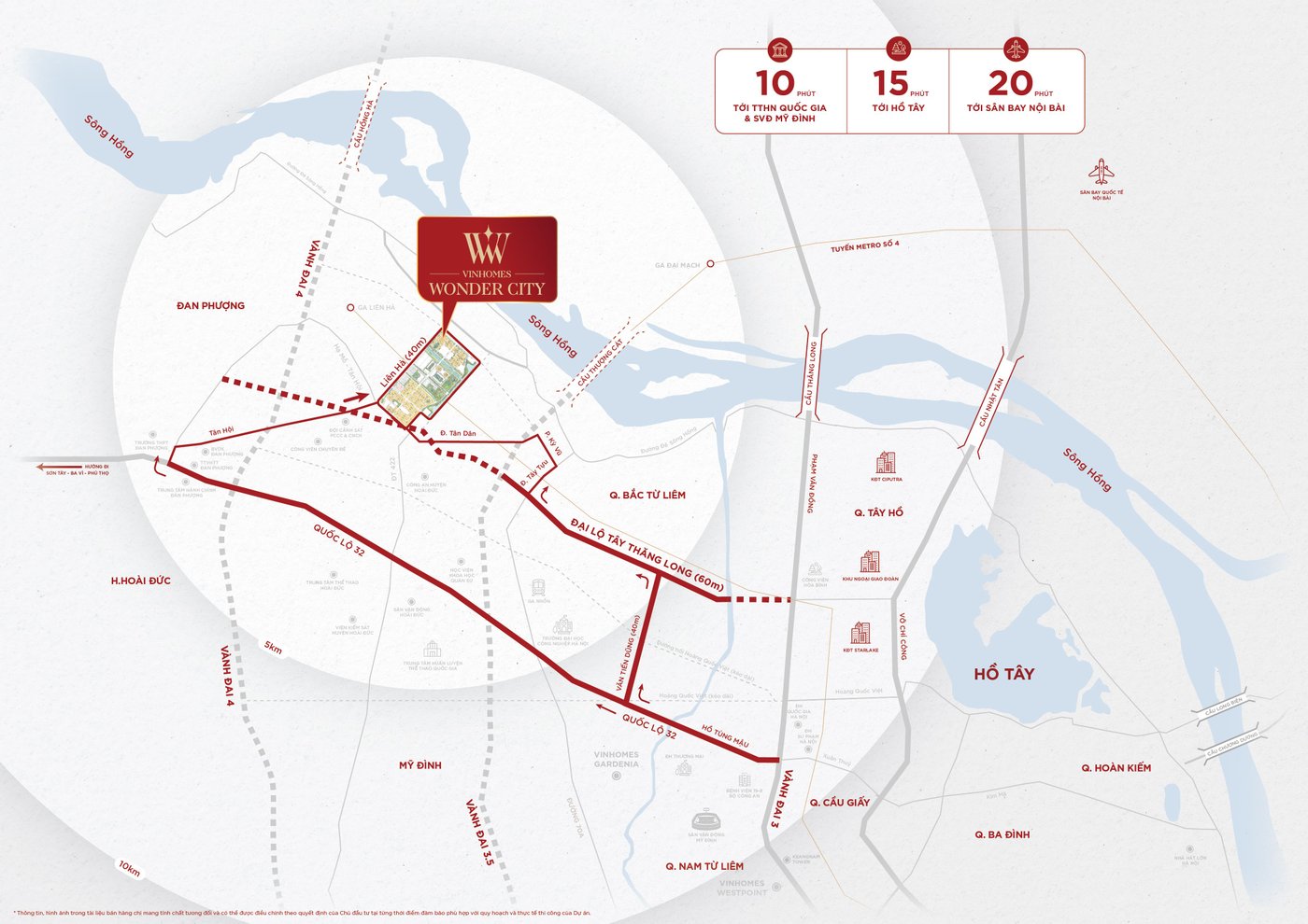 Vị trí Vinhomes Đan Phượng