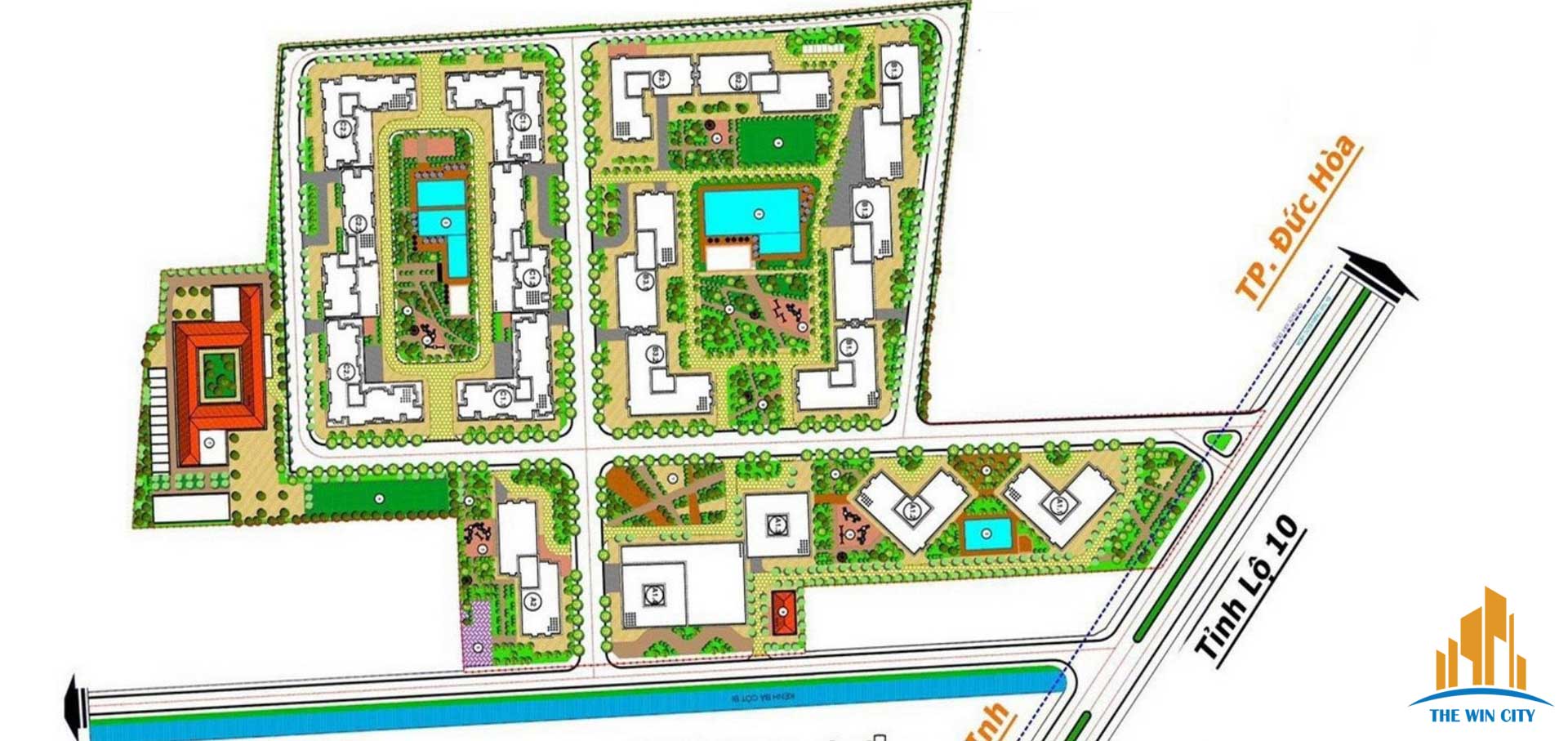 Mặt bằng tổng thể dự án căn hộ The Win City