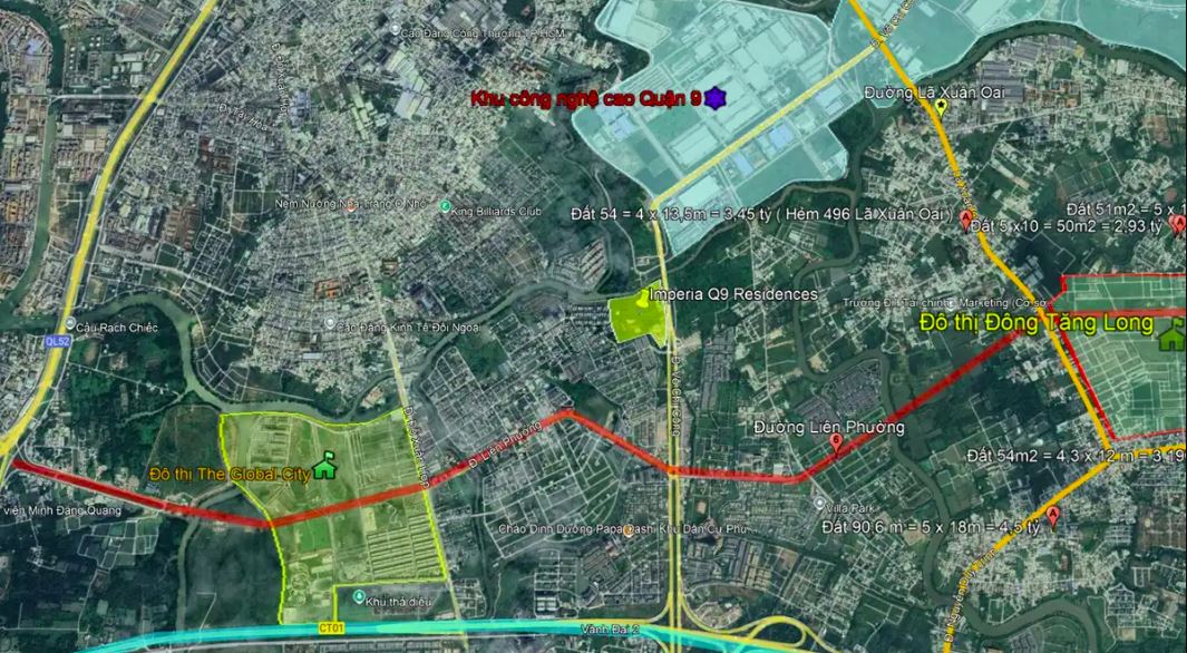 vị trí dự án imperia q9 residences