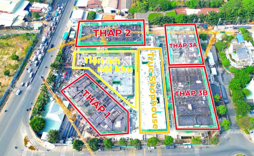 Mặt bằng thực tế căn hộ G-Skyline Homes Dĩ An