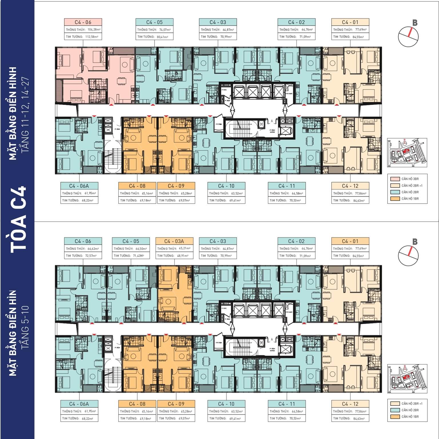 mat bang toa c4 capital square da nang