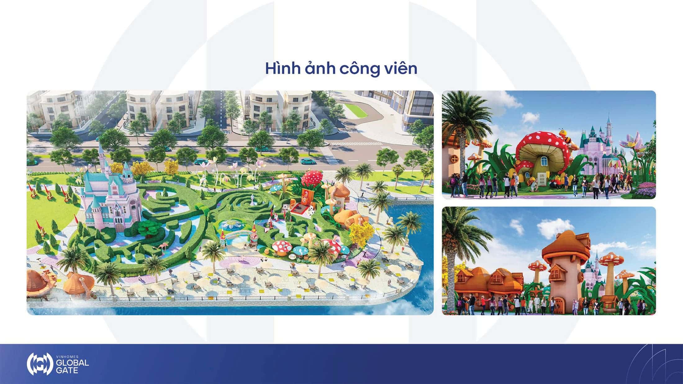 Phoi canh Cong vien chuyen de gianh cho tre em tai Vinhomes Global Gate 1