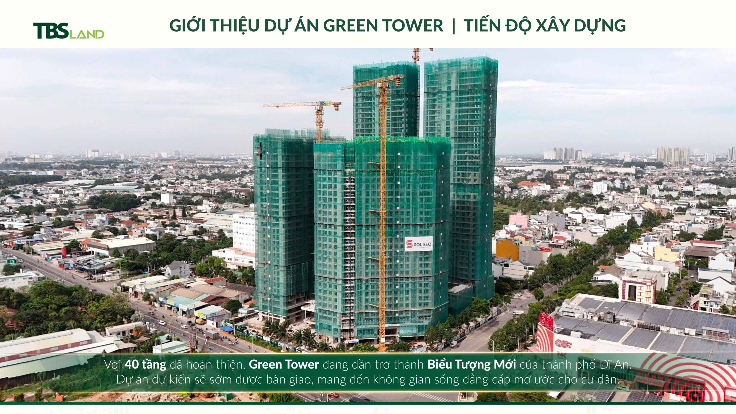 Tiến độ Xây Dựng Dự Án Căn Hộ Green Tower