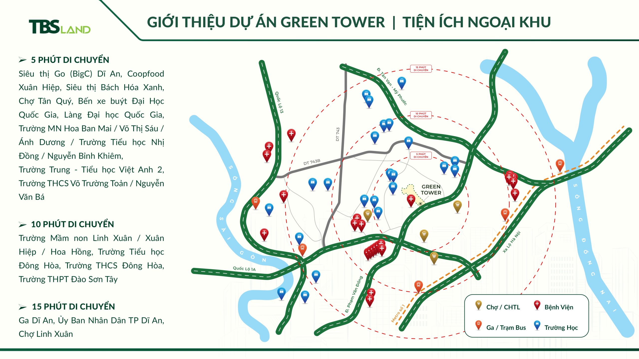 Tiện Ích Dự Án Green Tower – Chuẩn Sống Hiện Đại Đẳng Cấp