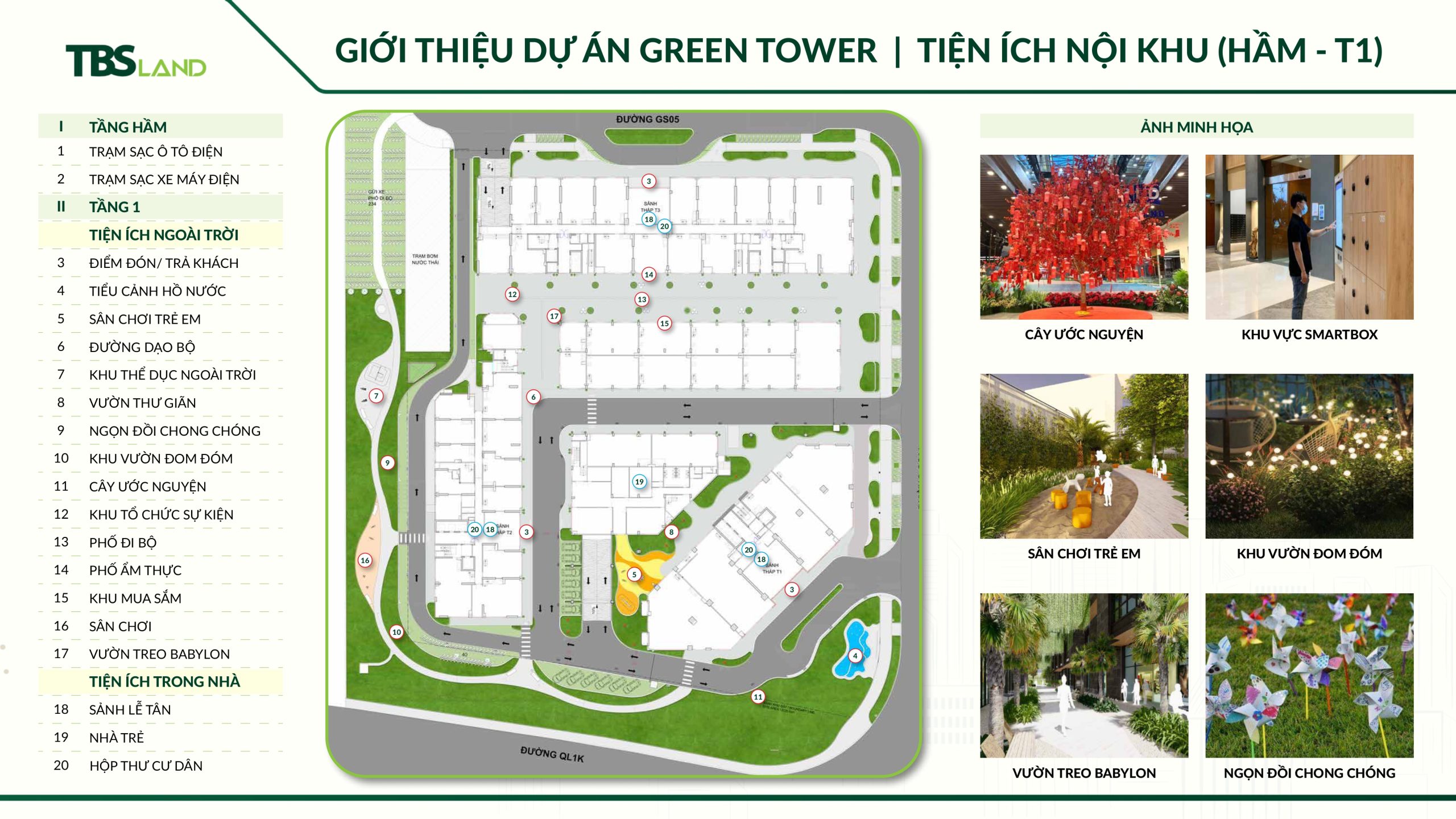 Tiện Ích Dự Án Green Tower – Chuẩn Sống Hiện Đại Đẳng Cấp