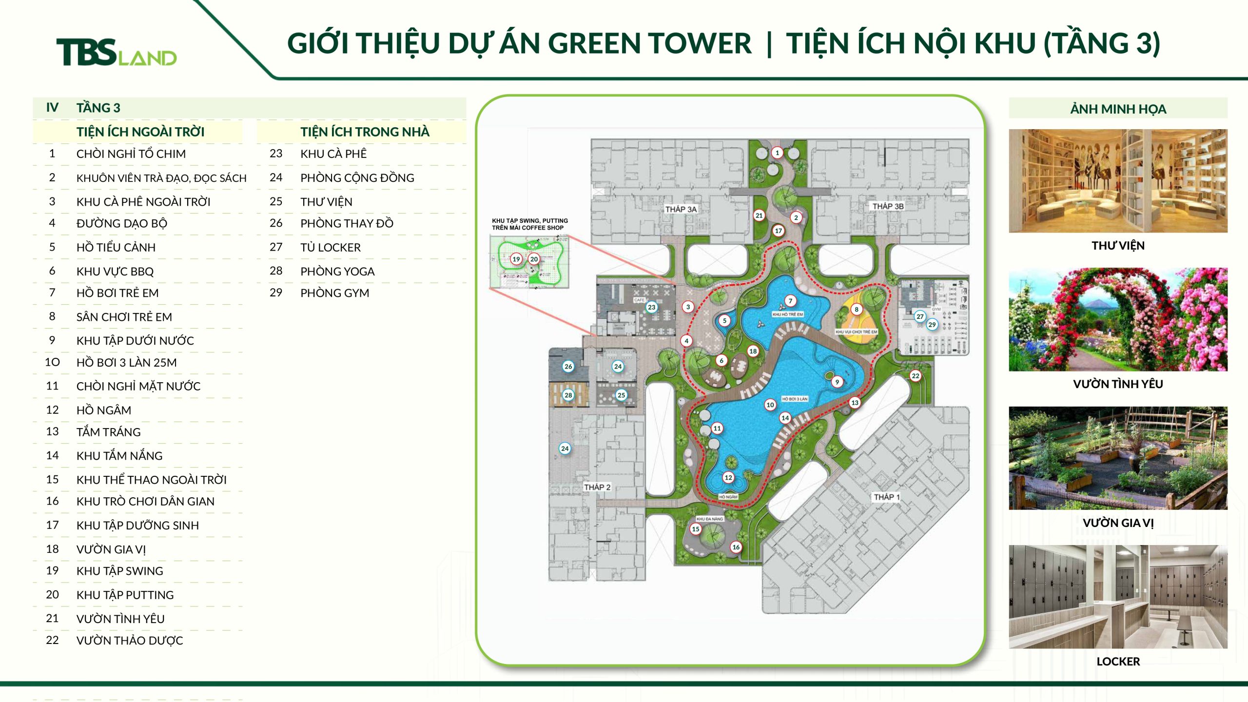 Tiện Ích Dự Án Green Tower – Chuẩn Sống Hiện Đại Đẳng Cấp