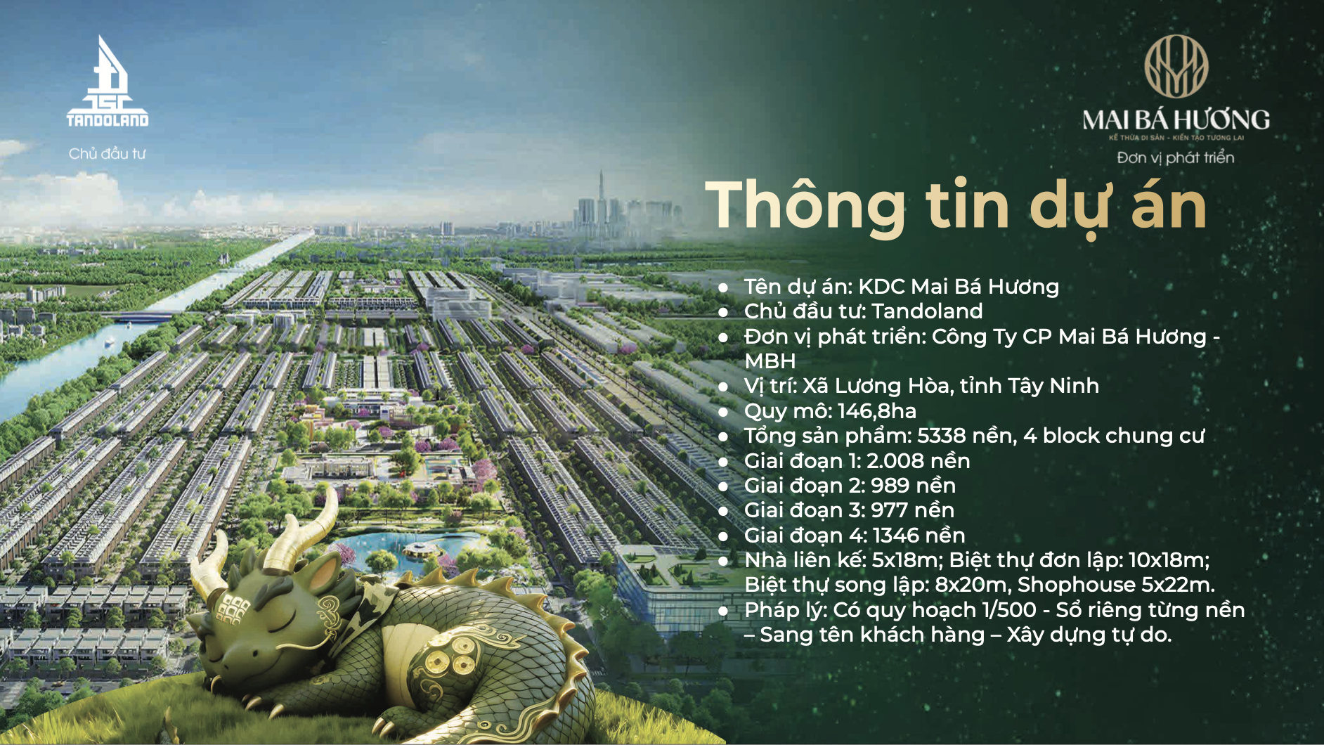 Dragon City Long An – Khu đô thị hiện đại, tiềm năng đầu tư vàng