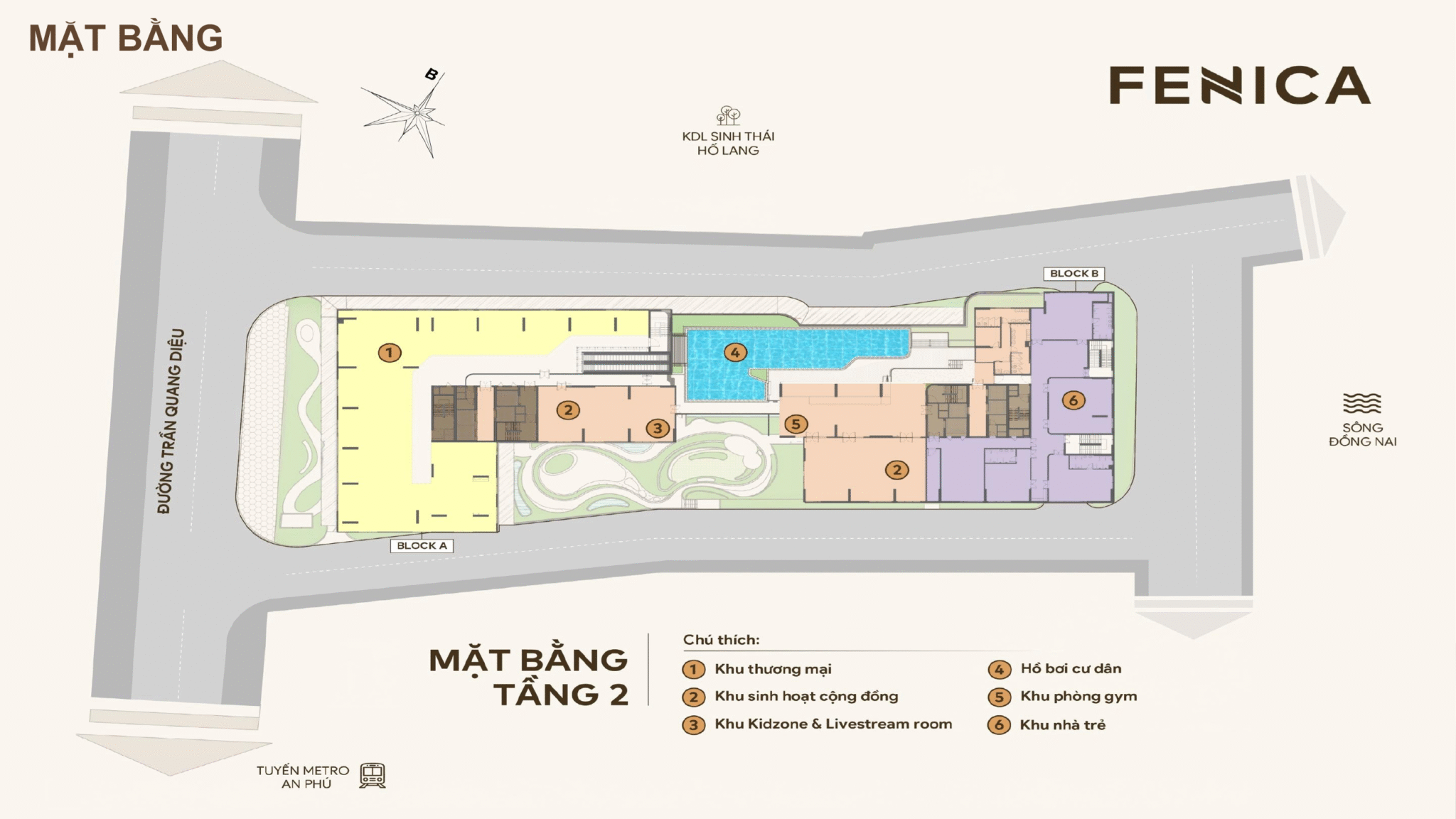 Mặt bằng căn hộ dự án Fenica