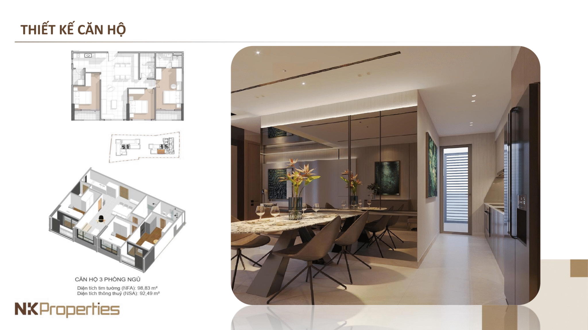 Mặt bằng căn hộ dự án Fenica