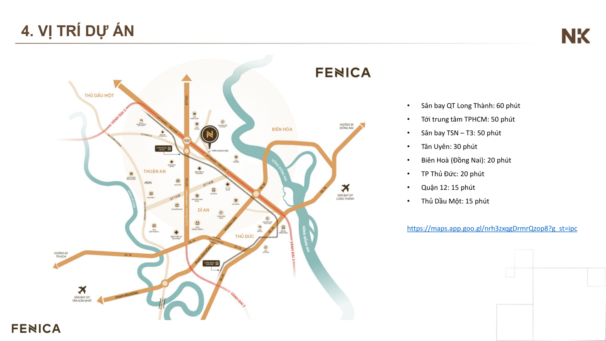 Fenica sở hữu vị trí vàng trên đường Trần Quang Diệu, phường Tân Đông Hiệp, TP.HCM