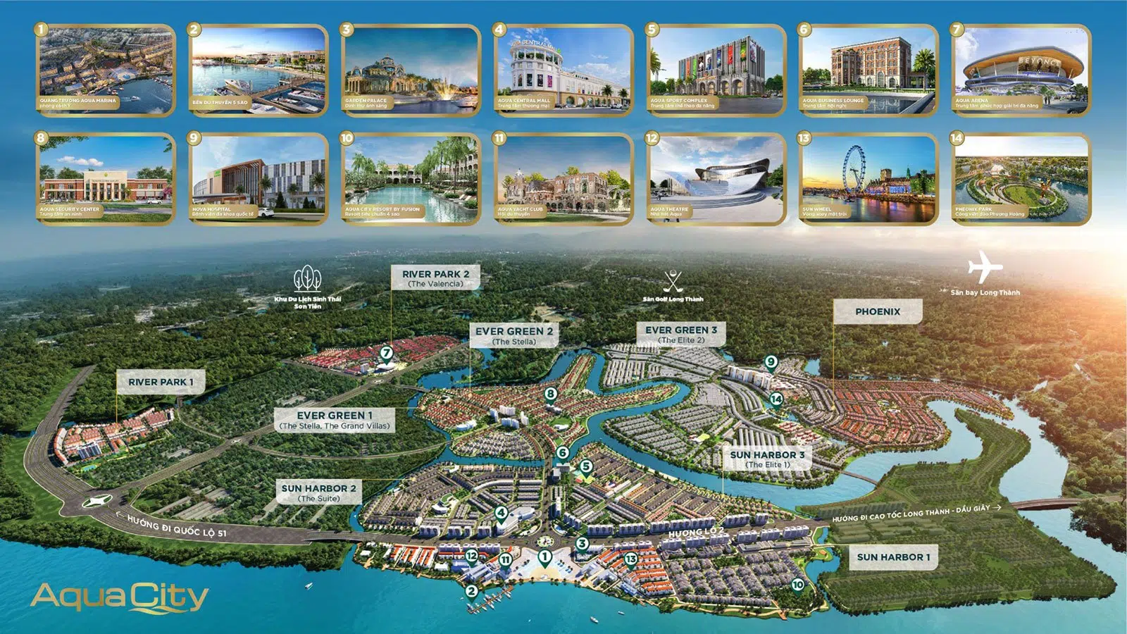 Tiện ích trường học nơi ươm mầm những tài năng tương lai tại Đảo Phượng Hoàng Aqua City.