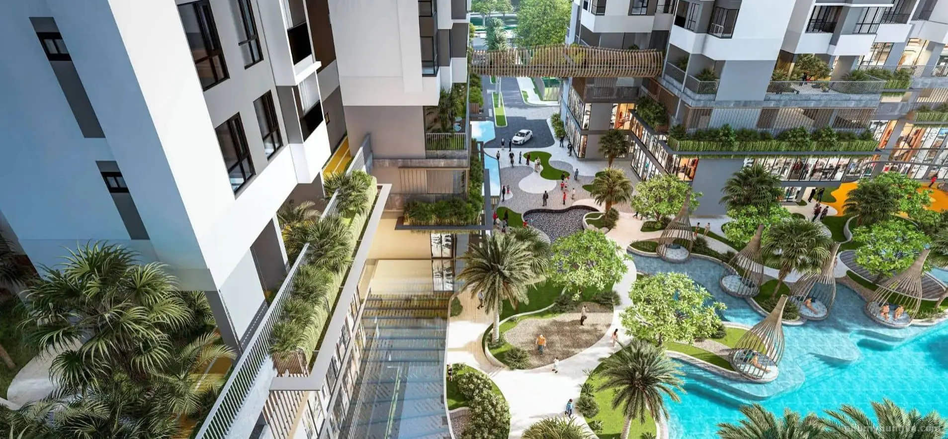 Căn hộ The Hamonie 10 Bên trong nội khu dự án Harmonie Phú Mỹ Hưng thiết kế như Resort tại gia