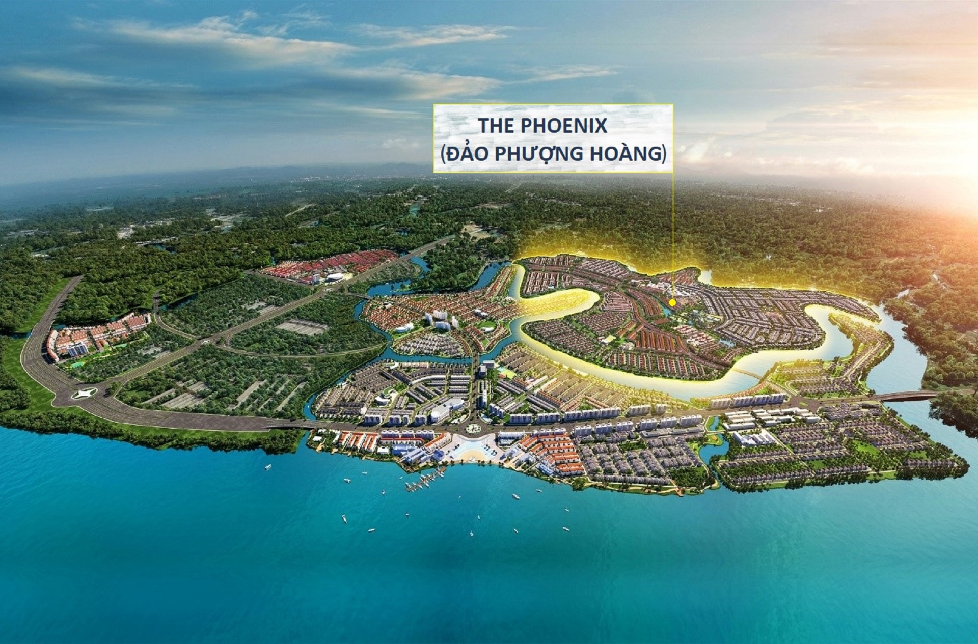 Đảo Phượng Hoàng Phoenix Island Aqua City – Tâm điểm sông nước