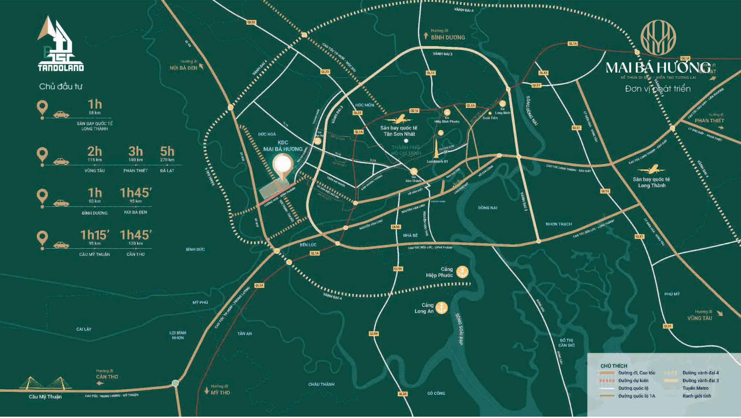 Vị Trí Dự Án Dragon City Long An – Cửa Ngõ Kết Nối TP.HCM