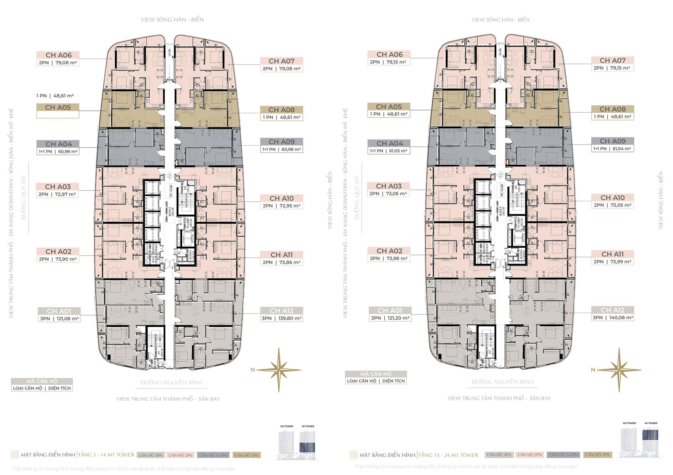 The Meridian Đà Nẵng 13 Mặt bằng chi tiết căn hộ The Meridian
