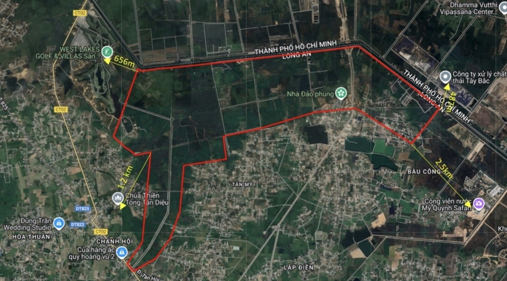 Khu đô thị mới Tân Mỹ dự kiến được phát triển trên quỹ đất rộng hơn 930 ha.