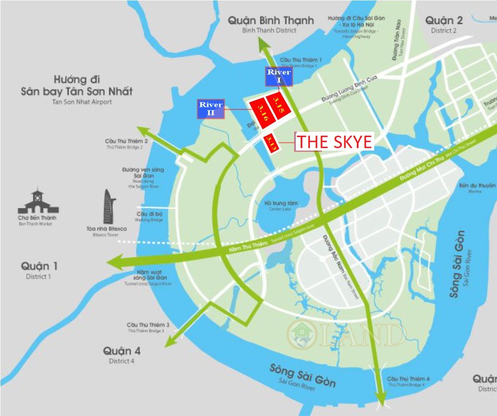 The Skye Thủ Thiêm: Vị trí vàng, tiềm năng tăng giá