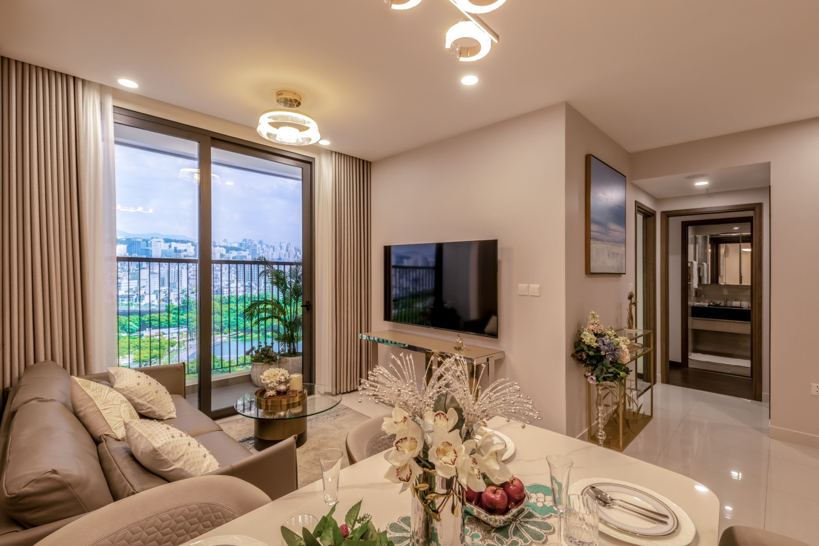 nhà mẫu căn hộ Landmark Residential