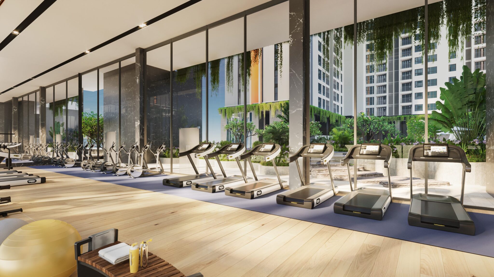 tiện ích trung tâm thương mại dự án