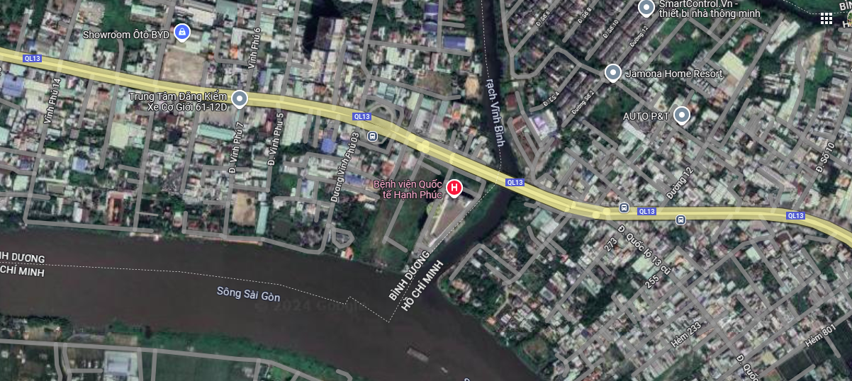 Vị trí dự án Căn hộ Landmark Residential