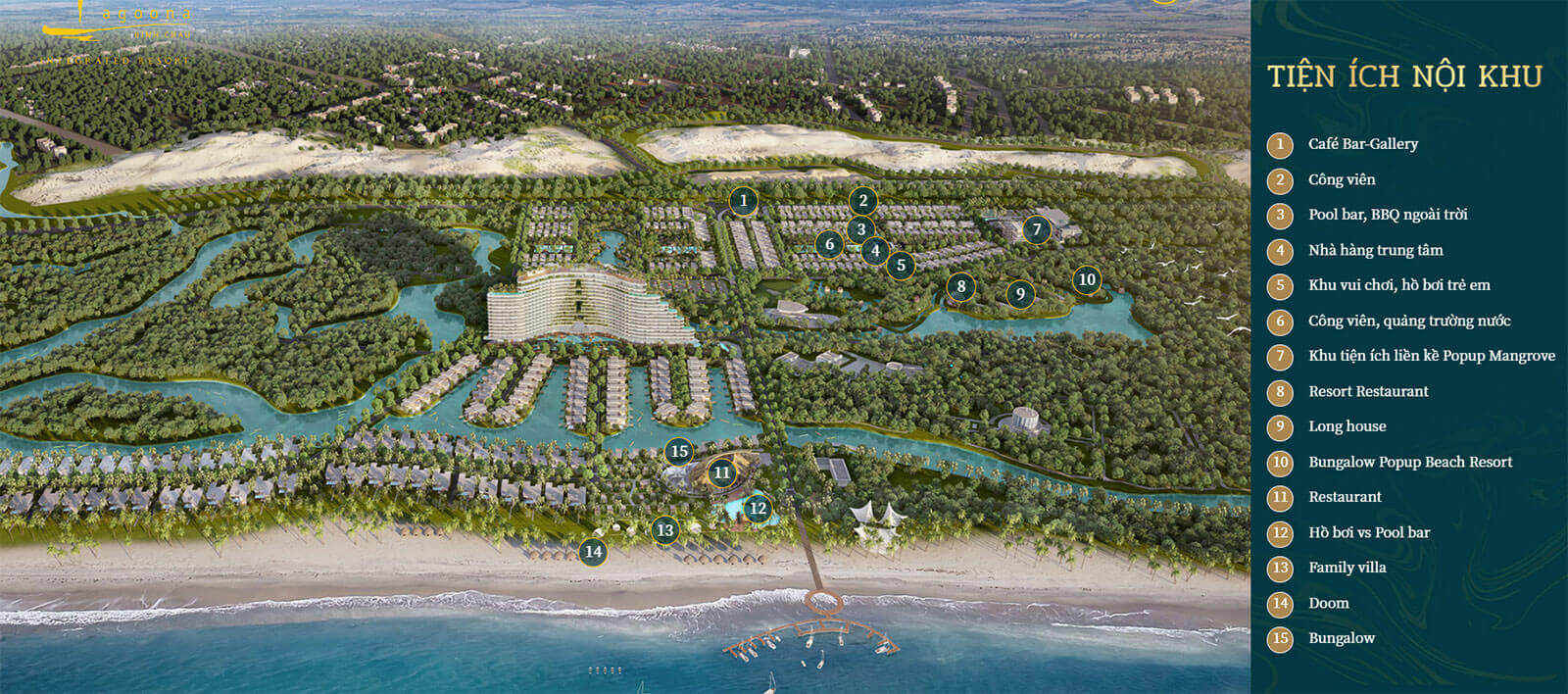 Tiện ích Lagoona Bình Châu – Khu Nghỉ Dưỡng Sinh Thái Biển Suối Khoáng