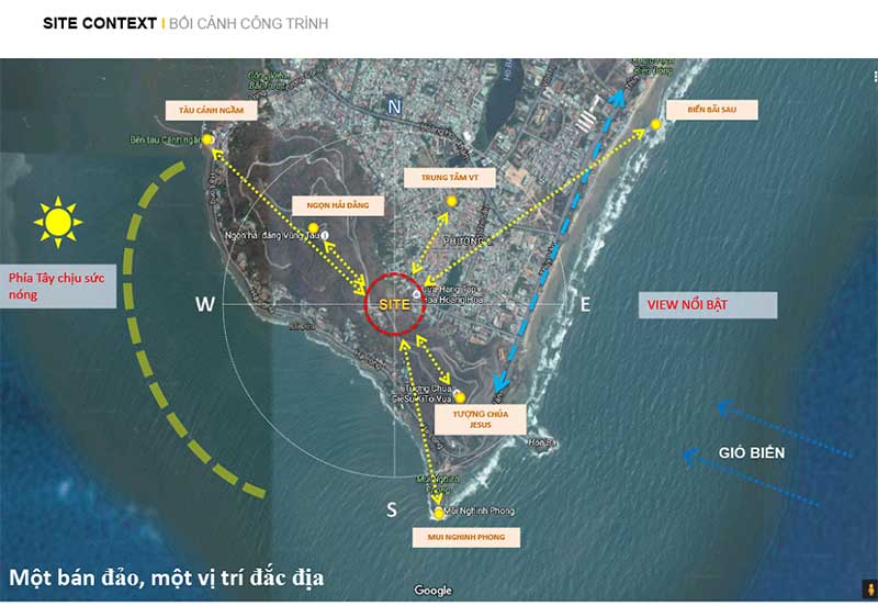 Vị trí  The Núi Vũng Tàu – Khu Nghỉ Dưỡng Cao Cấp Ven Biển