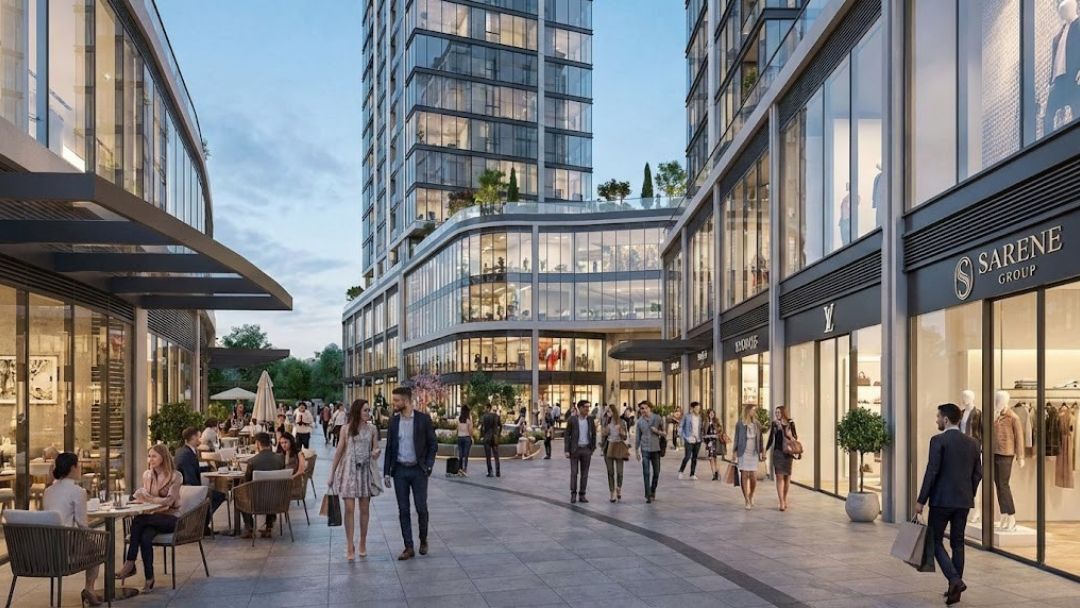 Phối cảnh minh họa tầm vóc quy mô của dự án Sarene Residence tại khu đô thị Thủ Thiêm