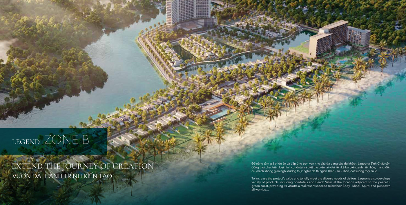 Mặt bằng Lagoona Bình Châu – Khu Nghỉ Dưỡng Sinh Thái Biển Suối Khoáng