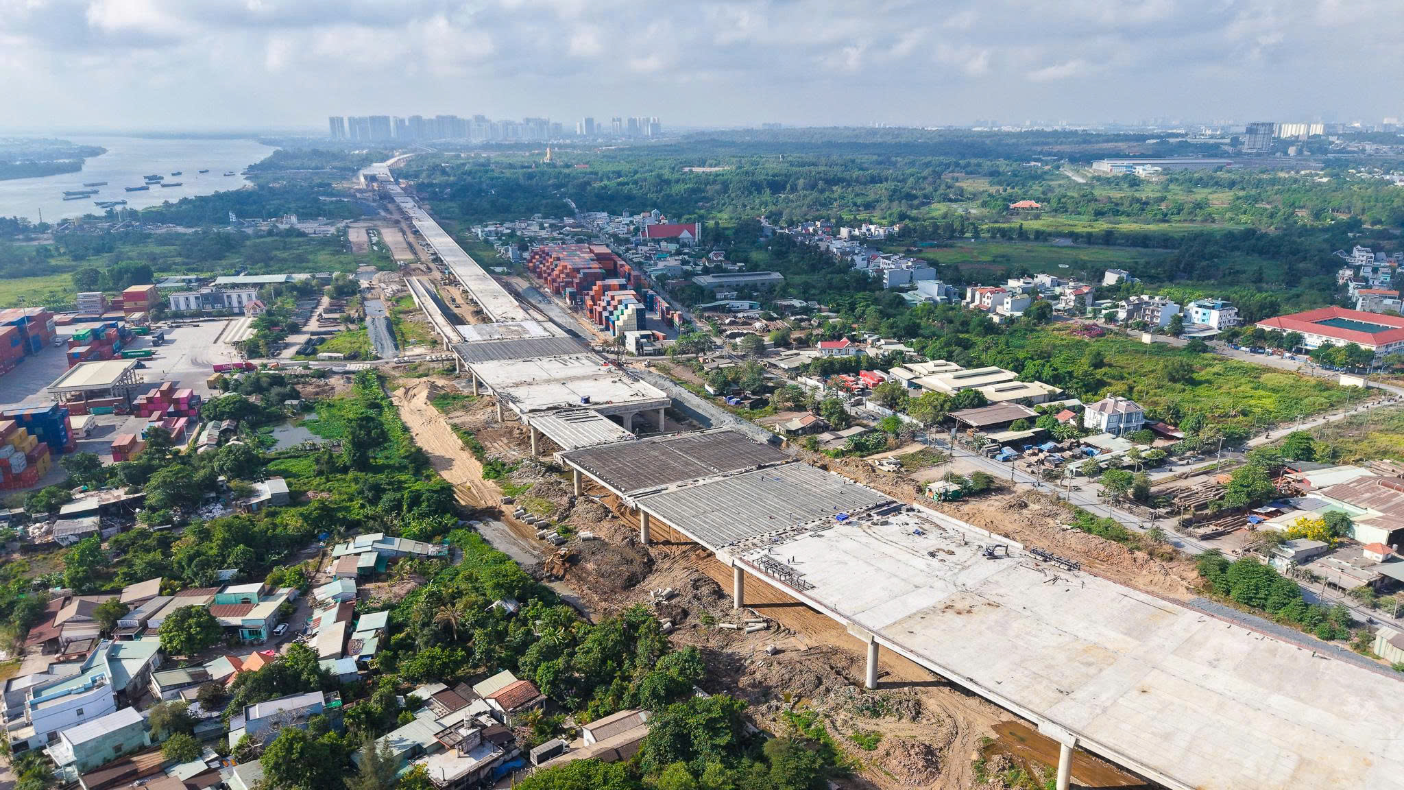 Tiến độ mới nhất ở nút giao Tân Vạn ngày 30/3/2026 5 Cap nhat tien do xay dung du an Fresia Riverside ngay 3032026 14