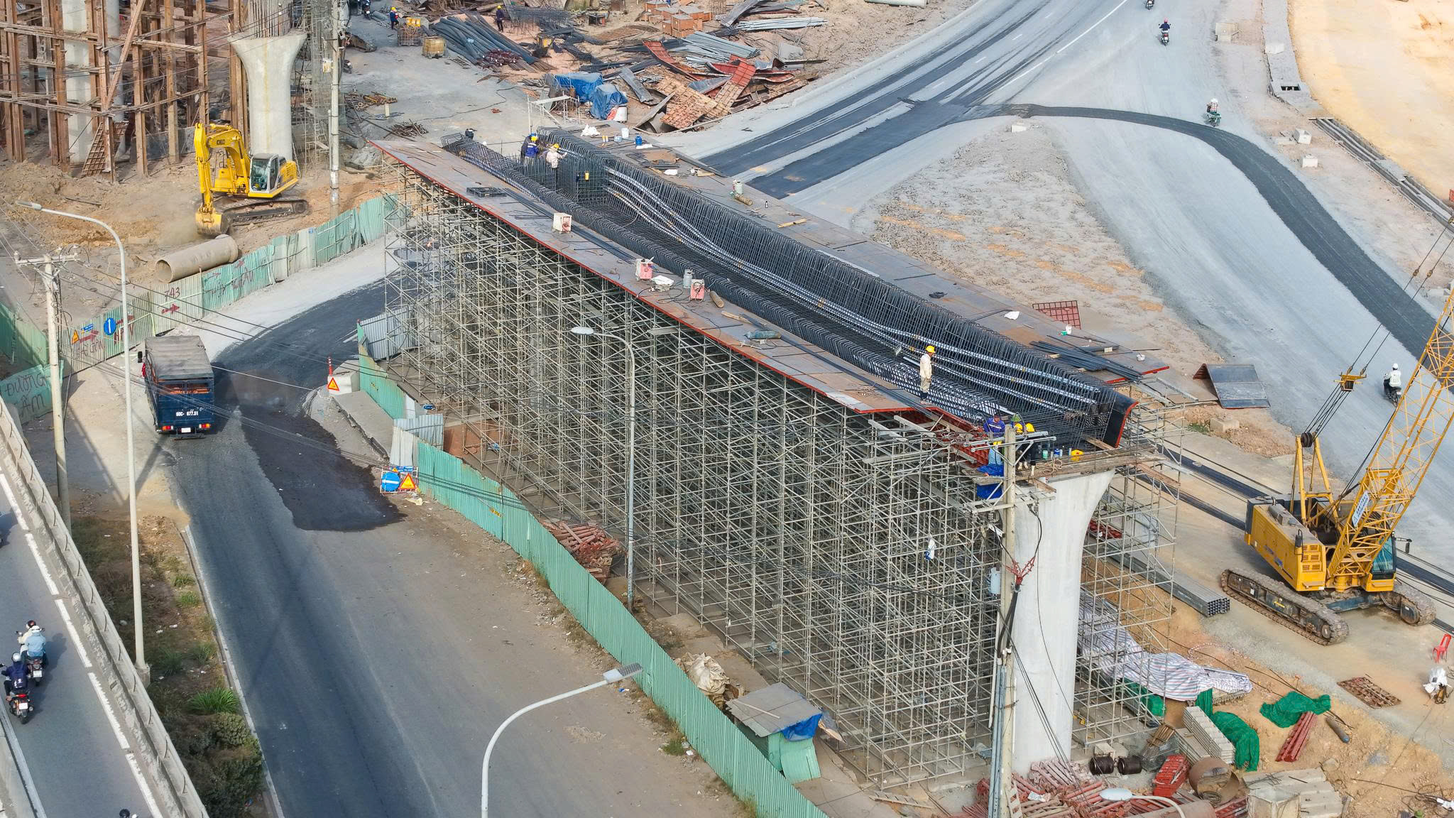 Tiến độ mới nhất ở nút giao Tân Vạn ngày 30/3/2026 6 Cap nhat tien do xay dung du an Fresia Riverside ngay 3032026 15