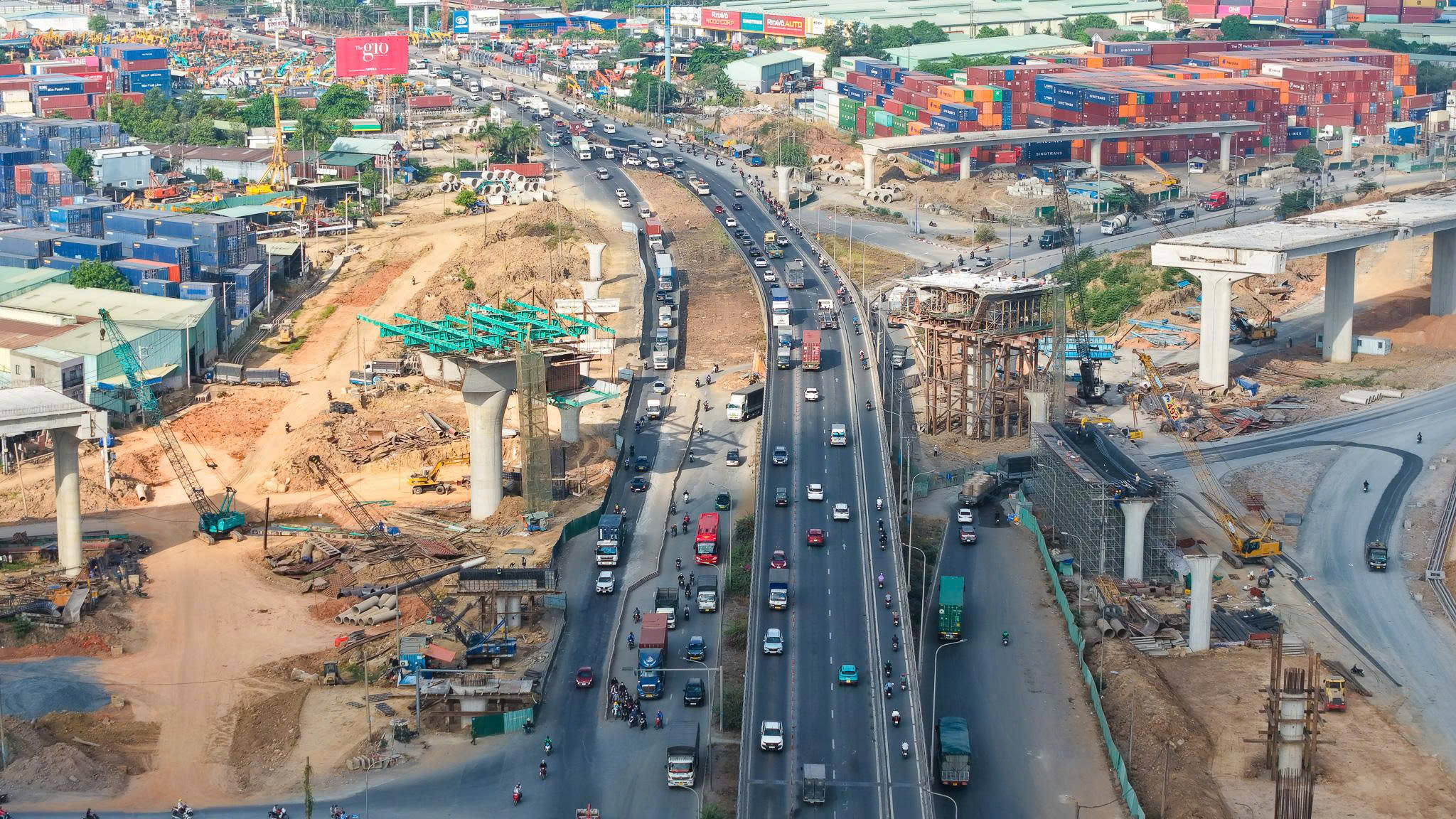 Tiến độ mới nhất ở nút giao Tân Vạn ngày 30/3/2026 17 Cap nhat tien do xay dung du an Fresia Riverside ngay 3032026 8