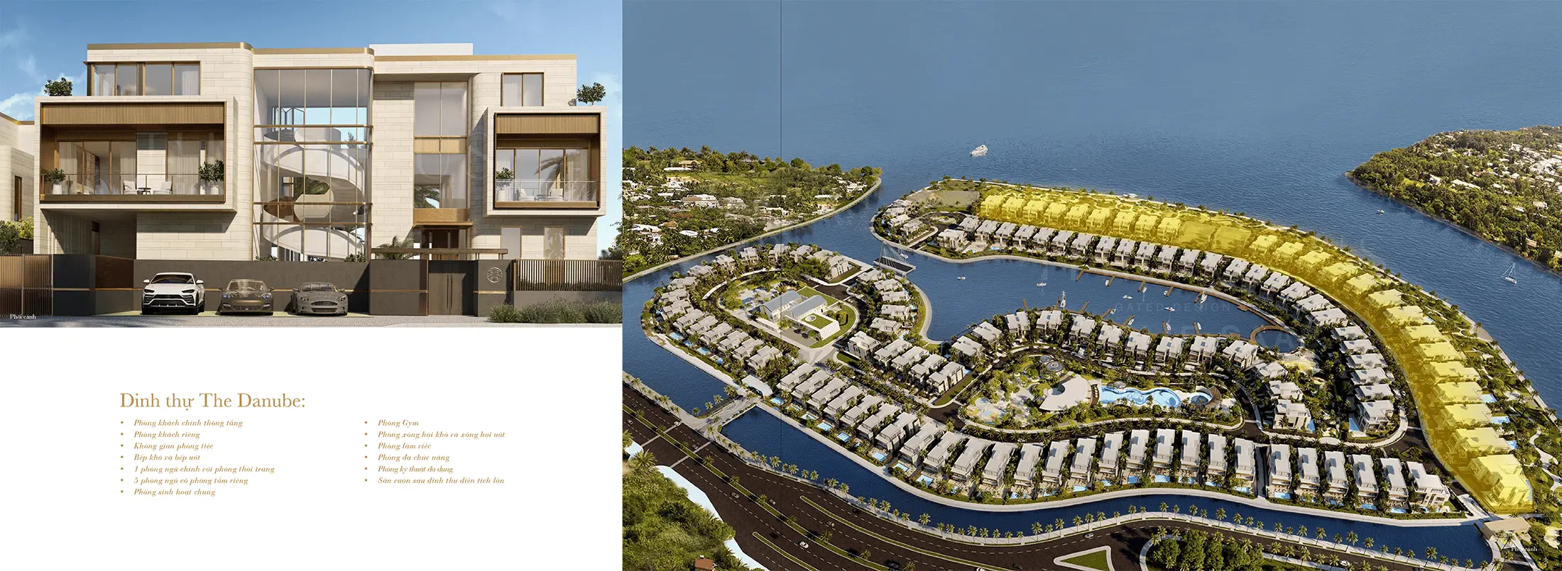 Mat bang loai hinh san pham Dinh thu The Danube du an The Rivus Elie Saab Masterise Homes