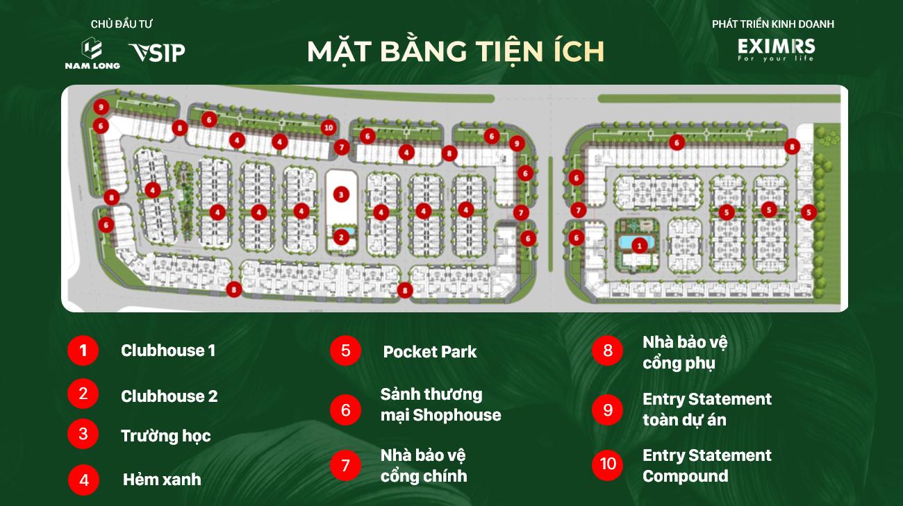 Sol Garden Nam Long VSIP Hải Phòng – bất động sản đáng chú ý tại khu vực trung tâm phát triển mới của Hải Phòng 3 Mat bang tien ich du an Sol Garden Nam Long VSIP Hai Phong