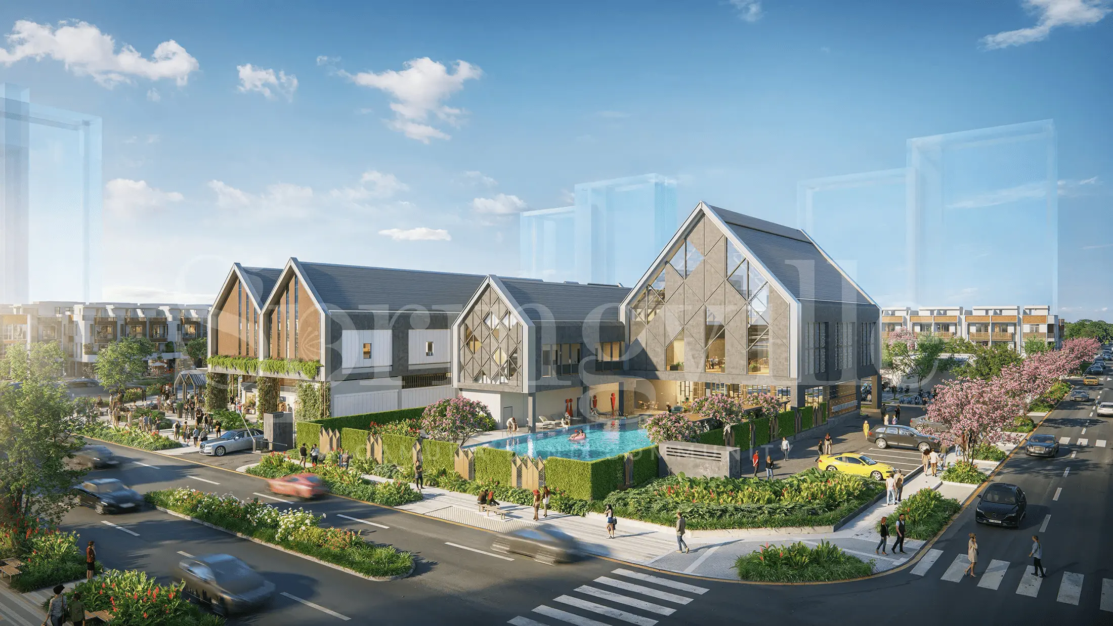 Spring Ville la du an khu do thi tich hop kieu mau duoc phat trien boi tap doan Gamuda Land tai Nhon Trach Dong Nai