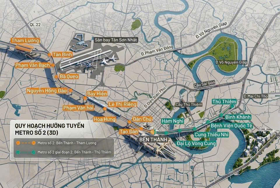 TP.HCM đẩy nhanh tiến độ Metro số 2 đoạn Bến Thành – Thủ Thiêm, phấn đấu khởi công trước 20/4 6 TP.HCM đẩy nhanh tiến độ Metro số 2 đoạn Bến Thành – Thủ Thiêm, phấn đấu khởi công trước 20/4