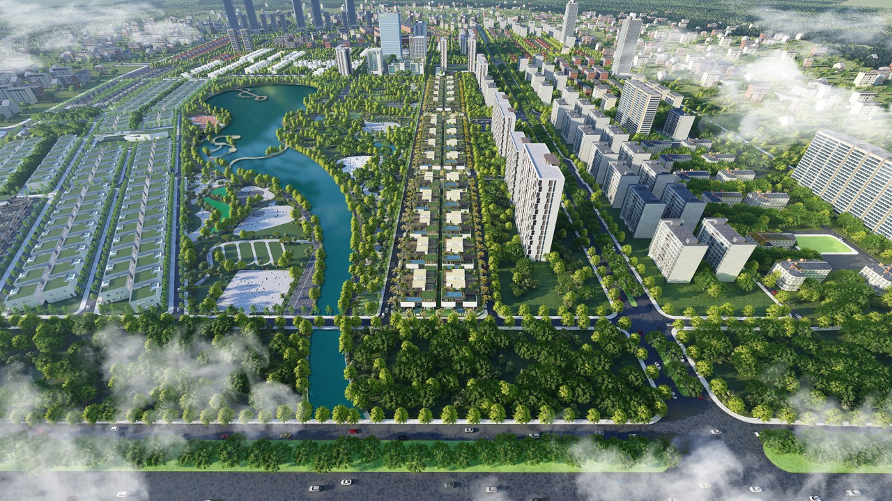 Sky Real 16 Khu nhà biệt thự Ba Son: Không gian sống sang trung tâm