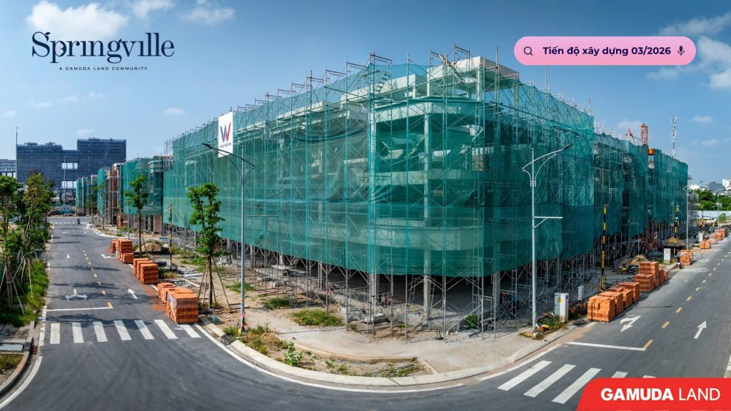 Cập nhật tiến độ xây dựng dự án Springville tháng 03/2026 mới nhất 2 tien do xay dung spring ville thang 3 2026 11