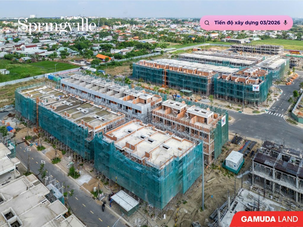 Cập nhật tiến độ xây dựng dự án Springville tháng 03/2026 mới nhất 1 tien do xay dung spring ville thang 3 2026 12