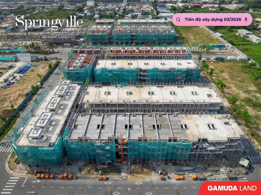 Cập nhật tiến độ xây dựng dự án Springville tháng 03/2026 mới nhất 4 tien do xay dung spring ville thang 3 2026 8
