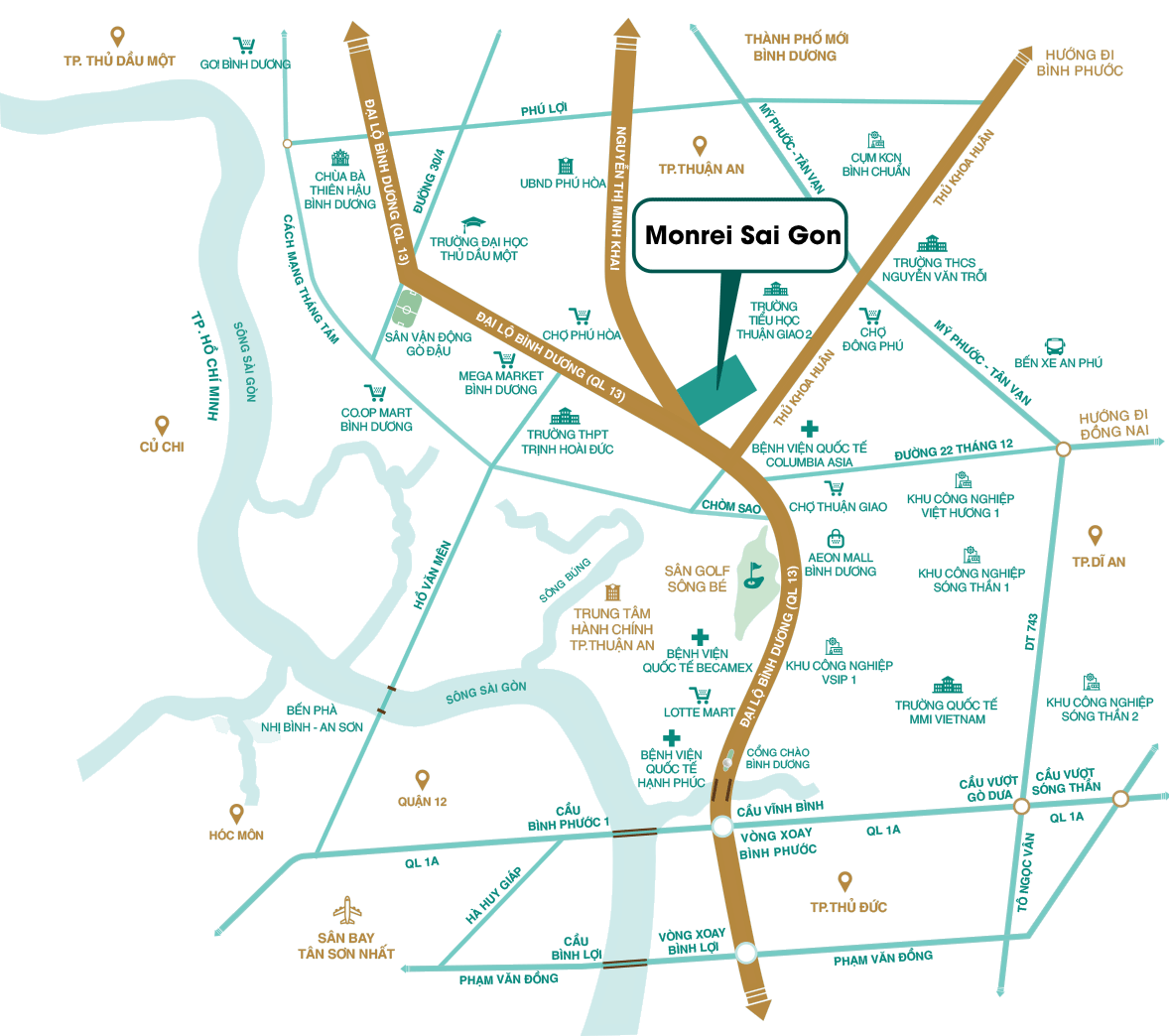 Vị trí Căn Hộ Monrei Saigon – Không Gian Sống Đẳng Cấp