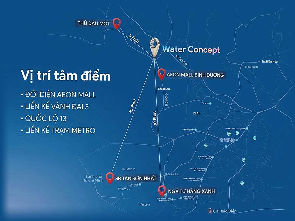 Vị trí tâm điểm của khu căn hộ Monrei Saigon